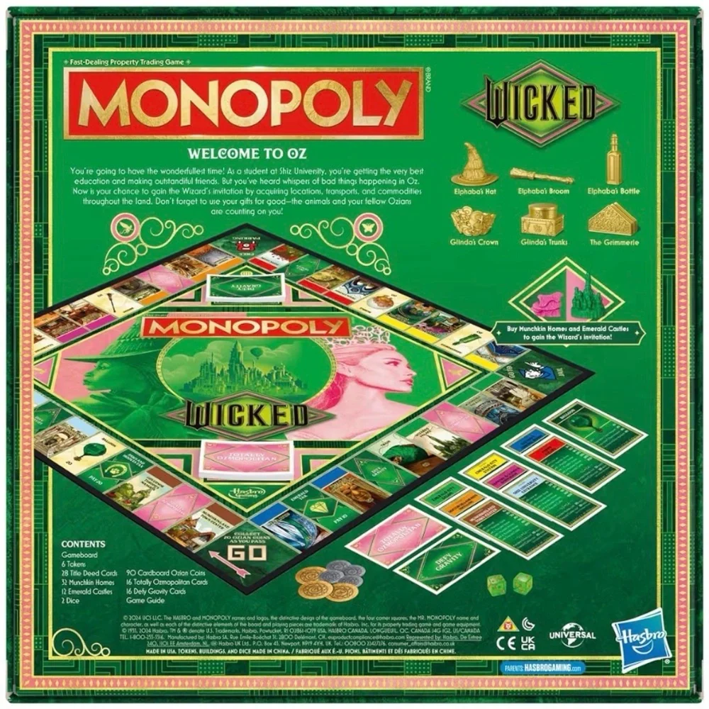 Hasbro Monopoly - Collectible Wicked Edition - Picture 2 of 8